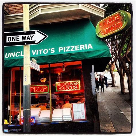 Uncle vito's pizza - Uncle Vito's Pizzeria, San Francisco: See 1,544 unbiased reviews of Uncle Vito's Pizzeria, rated 4 of 5 on Tripadvisor and ranked #191 of 5,117 restaurants in San Francisco.